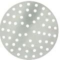 Winco APZP-9P, 9-Inch Aluminum Perforated Pizza Disk with 57 Holes, Pizza Screen