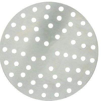 Winco APZP-9P, 9-Inch Aluminum Perforated Pizza Disk with 57 Holes, Pizza Screen