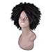 Miss Rola Synthetic Afro Curly Wig Soft Silk Kanekalon Fiber For Black Women Short Kinky Hair Natural Black Color 11