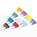 100 pcs Assorted Auto Car Trunk Standard Blade Fuse 2,3,5,7.5,10,15,20,25,30 35 Amp Car Boat Truck SUV Automotive Replacement Fuses Auto Holder Fuse Kit Car Accessories