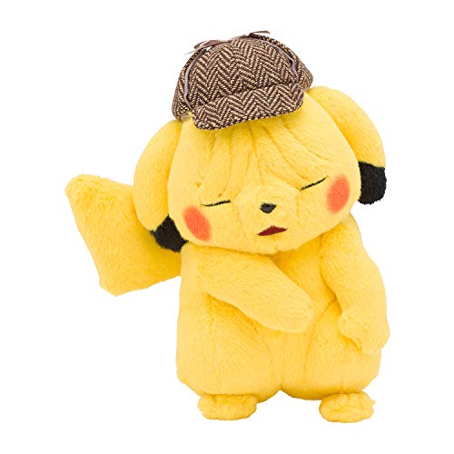 wrinkled face detective pikachu