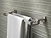 DELTA 77525-SS Ara Double Towel Bar Rack, 24 inch, Stainless, 24 In