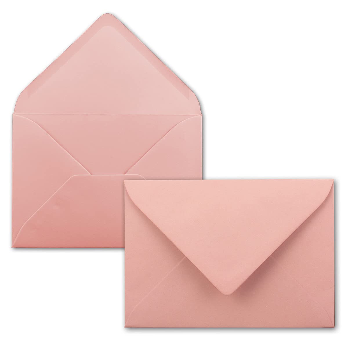 Gustav Neuser 25 Mini Envelopes - Dusky Pink - 5.2 x 7.6 cm - Miniature Envelopes with Wet Seal for Flower Greetings, Greeting Cards, Pendants and Gifts - FarbenFroh