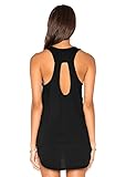 Yucharmyi Women's Sexy Backless Tops Tunic Tops Yoga Shirt Knit Tank Tops Casual Shirts