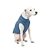Gooby - Stretch Fleece Vest, Pullover Fleece Vest Jacket Sweater for Dogs, Steel Blue, 4X-Large