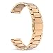 Lamshaw Smartwatch Band for Fossil Q Wander Gen 1/Gen 2,Stainless Steel Metal Replacement Straps for Fossil Q Wander Smartwatch (Rose Gold)