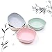 ZBGOROW Bamboo Fiber Side Dishes | 3.7 inch, 3.5 ounce, BPA-Free and Eco-Friendly Sauce Plates | Small Dipping Bowl Set of 4 in 4 Assorted Color