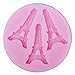 niceeshop(TM) Eiffel Tower Shape DIY Cake Decorating Fondant Silicone Sugar Craft Molds,Random Color