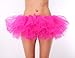 Dressystar Women's Adult Tulle Tutu Ballet Dance Fluffy Skirt Assorted Colors Rose