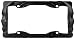 Custom Accessories Matte Black Custom 92877 Flaming Skull License Plate Frame primary