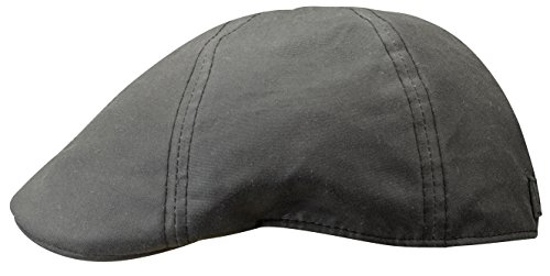 stetson adin waxed flat cap