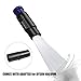 MOUNTOP Universal Vacuum Attachment,With Dyson Vacuum Adapter, Cleaning Tool Dust Brush Cleaner Small Suction Brush Tubes Flexible Access to Anywhere,for Vents/Keyboards/Drawers/Cars/ewelr