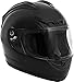 Fuel Helmets Unisex-Adult Full Face Helmet, Gloss Black, Medium