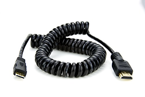 Atomos Full to Mini HDMI Coiled Cable (19.7-25.6