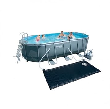 Bestway Kit Piscine Ovale Power Steel Frame V Premium Amazonfr