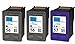 HouseOfToners 3pk HP 56 (C6656AN) Black & HP 57 (C6657AN) Color Replacement Ink Cartridges (Remanufactured in the USA)