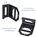 Sunluway Door Hanger Removable Wall-Mounted Door Storage Rack Bracket Fit for 1956-2020 Jeep Wrangler CJ YJ TJ LJ JK JKU JL JLU & 2021 Jeep Gladiator JT (Set of 4 Hangers)