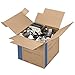 Bankers Box Medium Prime Moving Boxes, Tape-Free FastFold with Reinforced Handles and Attached Locking Lid (Pack of 15)