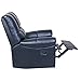 ClickDecor Langston Recliner Faux Leather Black
