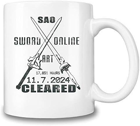 BeauMUG SAO Sword Art Online Mug Anime Coffee Tea Cup a�° Top Quality Ceramic - 11 oz. / 325 ml a�° A Must for Anime Fan no.588202