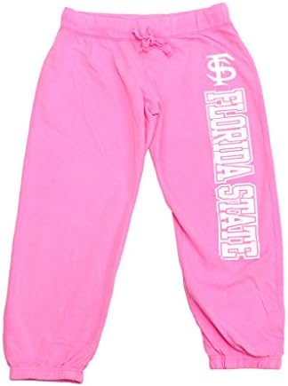 Pressbox Women' s NCAA FS Florida State Seminoles Capris Sweatpants Pink