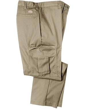 Genuine Dickies Men's Relaxed Fit Flat Front Cargo Pants