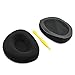 Geekria Comfort Velour Replacement Ear Pads Compatible with Sennheiser RS160, HDR160, RS170, HDR170, RS180, HDR180 Headphones, Ear Cushions (Black)