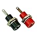 4mm Banana Socket Connectors, Soldering Type, Black and Red, 6 Pairs