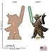 Advanced Graphics Yoda Life Size Cardboard Cutout Standup - Star Wars Prequel Trilogy