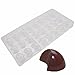 Moon Shaped Polycarbonate Chocolate Mold Hard PC Candy Mold Tray Clear Chocolate Tray