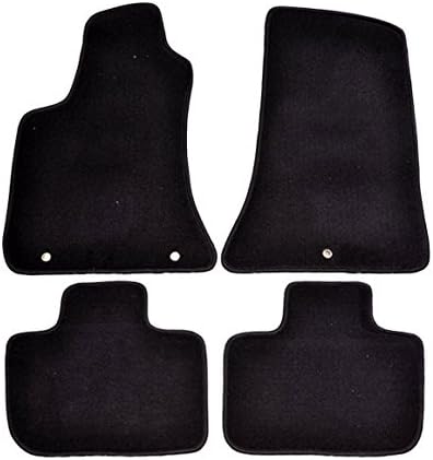 Fit For 2011-2016 Chrysler 300 Black Nylon Front&amp;Rear OEM Cutting Floor Mats Carpet