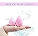 Microfiber Velvet Makeup Sponges,2 Pieces Makeup Blender Sponge, Latex-Free,Dual Layer Technology,Foundations,Powders & Creams id Creams and Powders -Flawless Coverage of Liquids,Concealer (PINK)