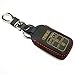 Coolbestda Leather Protective Key Fob Remote Cover Case Skin Jacket Holder for Honda CIVIC ACCORD PILOT 5 Buttons Smart Key Black