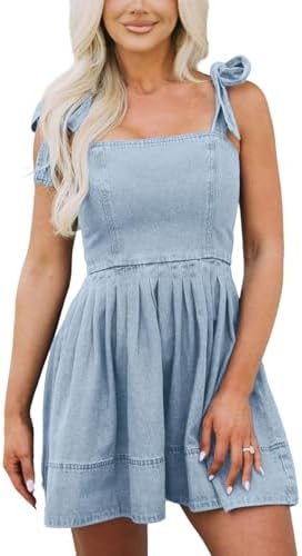 frye denim mini dress Frye Women's Belted Denim Mini Dress