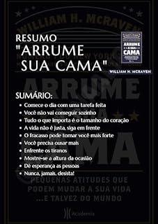 Livro Resumo "Arrume sua cama"