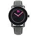 Movado Bold Black Pink Dial Ladies Women's Watch 3600482