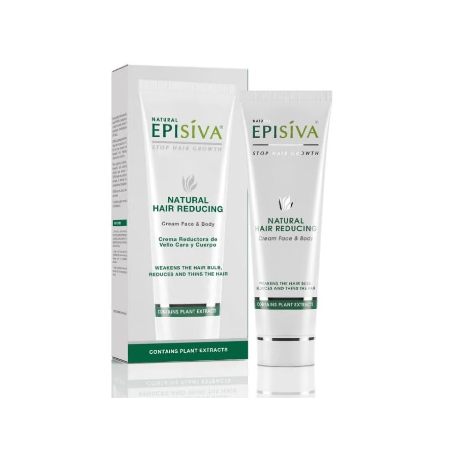 Episiva Natural Hair Reducing Cream for Face and Body Includes Natural Active Ingredients