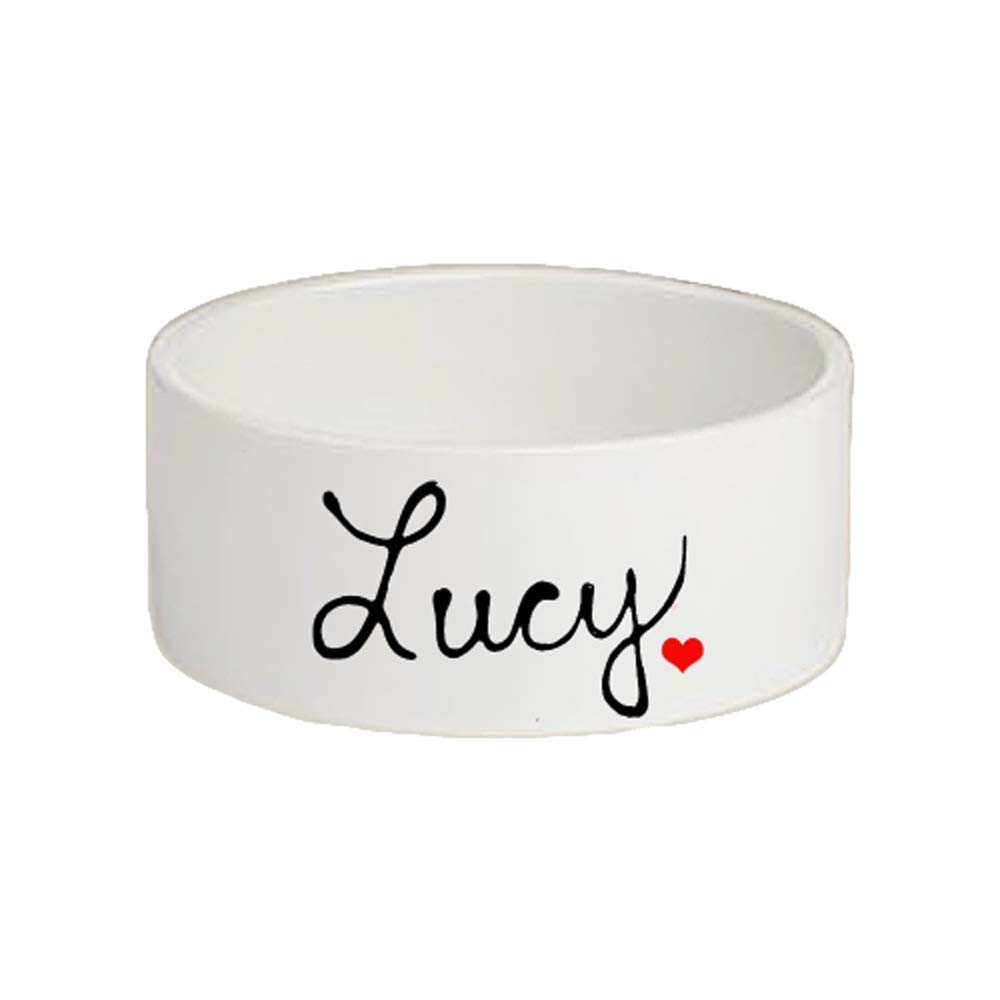 black and white dog bowls