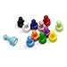 CMS NeoPin® 24 Pieces of Assorted Color Neodymium Magnetic Push Pins for Magnetic Whiteboard and Magnetic Message Board