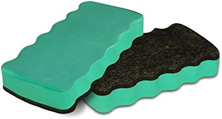 Vizex Magnetic Whiteboard Dry Erasers (4pk Green)