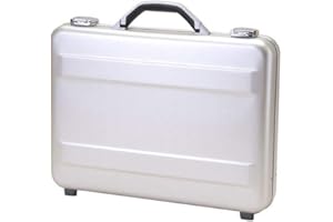 T.Z. Case International T.z Slimline Molded Aluminum Attache Case, Silver, 18 X 13 X 3, 18 x 13 x 3 inch