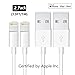 2Pack Apple Original Charger [Apple MFi Certified] Lightning to USB Cable Compatible iPhone Xs Max/Xr/Xs/X/8/7/6s/6plus/5s,iPad Pro/Air/Mini,iPod Touch(White 1M/3.3FT) Original Certified