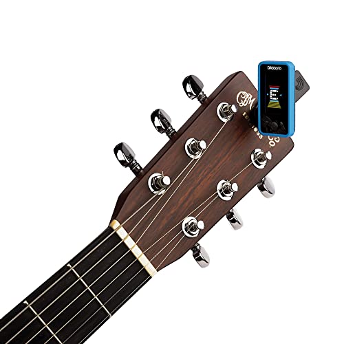 D'Addario Guitar Tuner Eclipse Headstock Tuner Clip On Tuner for