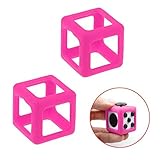 Iusun for Fidget Cube Relieves Stress And Anxiety Protective Prism Cases Cover (Hot Red)