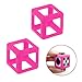 Iusun for Fidget Cube Relieves Stress And Anxiety Protective Prism Cases Cover (Hot Red)