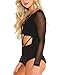 iHeartRaves Black Weave Me Alone Strappy Mesh Rave Bodysuit
