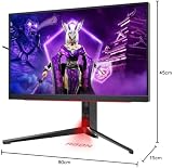 AOC AGON AG274QXM 27" QHD 170Hz Mini LED Gaming Monitor 1ms HDR 1000 USB-C KVM view 6