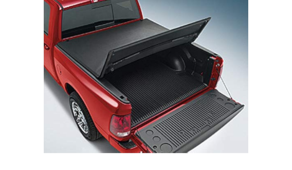 Amazon Com Mopar 82211602 Black Vinyl Tonneau Cover 5 7 Foot Ram Box 1 Pack Automotive