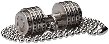 Whyral Bodybuilding fitness barbell necklace, S-grade.