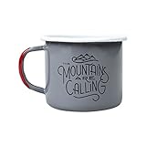 United by Blue John Muir Enamel Steel Mug Grey, One Size